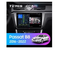 Штатна магнітола Teyes CC3 2k 4+64 Gb Volkswagen Passat B8 2014-2022 10"