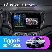 Штатна магнітола Teyes CC3 2k 6+128 Gb 360° Chery Tiggo 5 2014-2018 10"