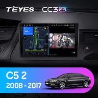 Штатна магнітола Teyes CC3 2k 6+128 Gb 360° Citroen C5 2 2008-2017