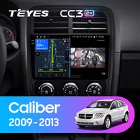 Штатна магнітола Teyes CC3 2k 6+128 Gb 360° Dodge Caliber PM 2009-2013