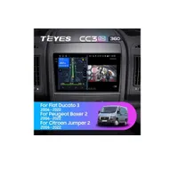 Штатна магнітола Teyes CC3 2k 6+128 Gb 360° Fiat Ducato 3 2006-2022