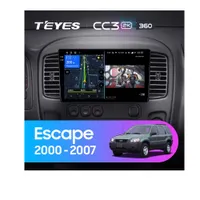 Штатна магнітола Teyes CC3 2k 6+128 Gb 360° Ford Escape 1 2000-2007