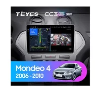 Штатна магнітола Teyes CC3 2k 6+128 Gb 360° Ford Mondeo 4 2006-2010 10"