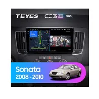 Штатная магнитола Teyes CC3 2k 6+128 Gb 360° Hyundai Sonata NF 2008-2010 (B)