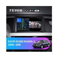 Штатна магнітола Teyes CC3 2k 6+128 Gb 360° Lexus RX270 RX350 RX450h AL10 3 2008-2015 (A)