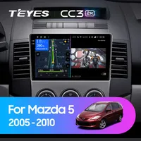 Штатна магнітола Teyes CC3 2k 6+128 Gb 360° Mazda 5 2 CR 2005-2010