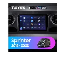 Штатная магнитола Teyes CC3 2k 6+128 Gb 360° Mercedes-Benz Sprinter 2018-2022