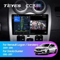 Штатная магнитола Teyes CC3 2k 6+128 Gb 360° Renault Logan 1 Sandero Lada Lergus largus Dacia 2010-20