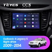 Штатная магнитола Teyes CC3 2k 6+128 Gb 360° Subaru Outback 4, Legacy 5 2009-2014