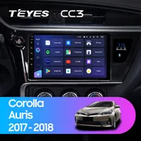 Штатна магнітола Teyes CC3 2k 6+128 Gb 360° Toyota Corolla 11 2017-2018 10"