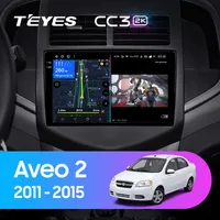 Штатная магнитола Teyes CC3 2k 6+128 Gb Chevrolet Aveo 2 2011-2015