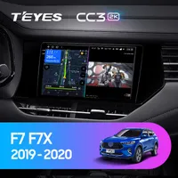 Штатна магнітола Teyes CC3 2k 6+128 Gb Great Wall Hover Haval F7 F7X 2019-2020