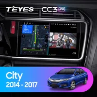 Штатна магнітола Teyes CC3 2k 6+128 Gb Honda City 2014-2017 (A) 10"