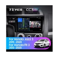 Штатна магнітола Teyes CC3 2k 6+128 Gb Honda Jazz 3, Fit 3 GP GK 2013-2020 (B) 10"