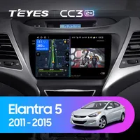 Штатна магнітола Teyes CC3 2k 6+128 Gb Hyundai Elantra 5 JK GD MD UD 2010-2016