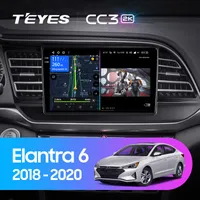 Штатна магнітола Teyes CC3 2k 6+128 Gb Hyundai Elantra 6 2018-2020 (A)