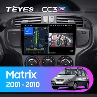 Штатна магнітола Teyes CC3 2k 6+128 Gb Hyundai Matrix 2001-2010