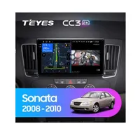Штатна магнітола Teyes CC3 2k 6+128 Gb Hyundai Sonata NF 2008-2010 (B)