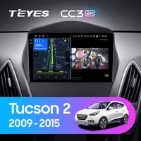 Штатная магнитола Teyes CC3 2k 6+128 Gb Hyundai Tucson 2 LM IX35 2009-2015 (B)