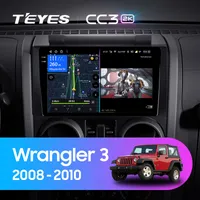 Штатна магнітола Teyes CC3 2k 6+128 Gb Jeep Wrangler 3 JK (F1) 2008-2010