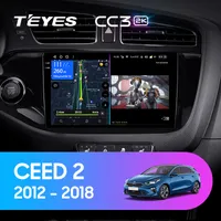 Штатная магнитола Teyes CC3 2k 6+128 Gb Kia Ceed 2 JD 2012-2018