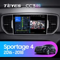 Штатна магнітола Teyes CC3 2k 6+128 Gb Kia Sportage 4 QL (KX5) 2016-2018 (B)