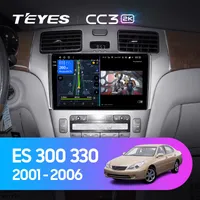Штатная магнитола Teyes CC3 2k 6+128 Gb Lexus ES250 ES300 ES330 2001-2006