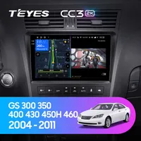 Штатная магнитола Teyes CC3 2k 6+128 Gb Lexus GS 3 300 350 400 430 450H 460 2004-2011