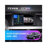 Штатна магнітола Teyes CC3 2k 6+128 Gb Lexus RX270 RX350 RX450h AL10 3 2008-2015 (B)