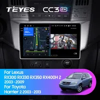 Штатная магнитола Teyes CC3 2k 6+128 Gb Lexus RX300 RX330 RX350 RX400H, Toyota Harrier 2003-2009