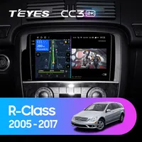 Штатна магнітола Teyes CC3 2k 6+128 Gb Mercedes-Benz R-Class W251 R280 R300 R320 2005-2009