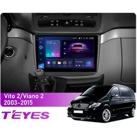 Штатна магнітола Teyes CC3 2k 6+128 Gb Mercedes-Benz Vito (W639), Viano (W639) 2003-2015 10"