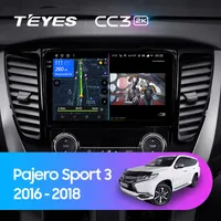 Штатна магнітола Teyes CC3 2k 6+128 Gb Mitsubishi Pajero Sport 3 2016-2018