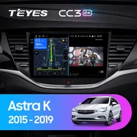 Штатная магнитола Teyes CC3 2k 6+128 Gb Opel Astra K 2015-2019