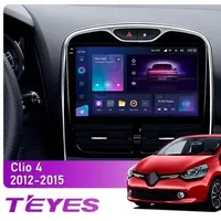 Штатная магнитола Teyes CC3 2k 6+128 Gb Renault Clio 4 BH98 KH98 2012-2015