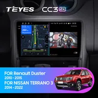 Штатна магнітола Teyes CC3 2k 6+128 Gb Renault Duster 1 2010-2015