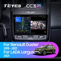 Штатна магнітола Teyes CC3 2k 6+128 Gb Renault Duster 2015-2018