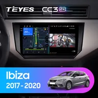 Штатна магнітола Teyes CC3 2k 6+128 Gb Seat Ibiza 2017-2020