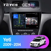 Штатная магнитола Teyes CC3 2k 6+128 Gb Skoda Yeti 5L 2009-2014