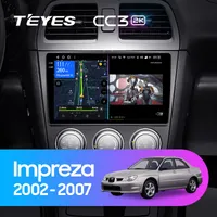 Штатна магнітола Teyes CC3 2k 6+128 Gb Subaru Impreza GD GG 2002-2007