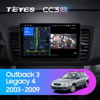 Штатна магнітола Teyes CC3 2k 6+128 Gb Subaru Outback 3, Legacy 4 2003-2009