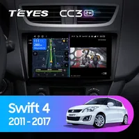 Штатна магнітола Teyes CC3 2k 6+128 Gb Suzuki Swift 4 2011-2017