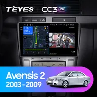 Штатна магнітола Teyes CC3 2k 6+128 Gb Toyota Avensis T250 2 2003-2009