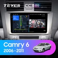 Штатна магнітола Teyes CC3 2k 6+128 Gb Toyota Camry 6 XV 40 50 2006-2011