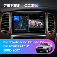 Штатная магнитола Teyes CC3 2k 6+128 Gb Toyota Land Cruiser LC 100-A 2002-2007 (C)
