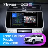 Штатна магнітола Teyes CC3 2k 6+128 Gb Toyota Land Cruiser Prado 150 2017-2018 10"