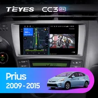 Штатна магнітола Teyes CC3 2k 6+128 Gb Toyota Prius XW30 2009-2015
