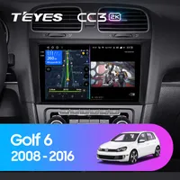 Штатна магнітола Teyes CC3 2k 6+128 Gb Volkswagen Golf 6 2006-2018