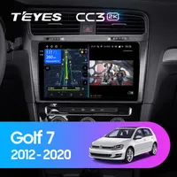 Штатна магнітола Teyes CC3 2k 6+128 Gb Volkswagen Golf 7 MK7 2014-2018 (A) 10"