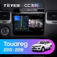 Штатна магнітола Teyes CC3 2k 6+128 Gb Volkswagen Touareg FL NF 2010-2018